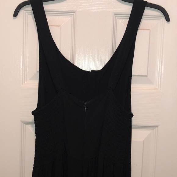 Madewell Smocked Button-Front Crop Jumpsuit 6 - Picture 8 of 9